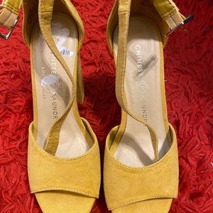 Yellow heels